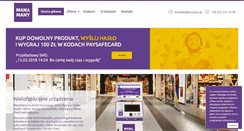 Desktop Screenshot of manymany.pl